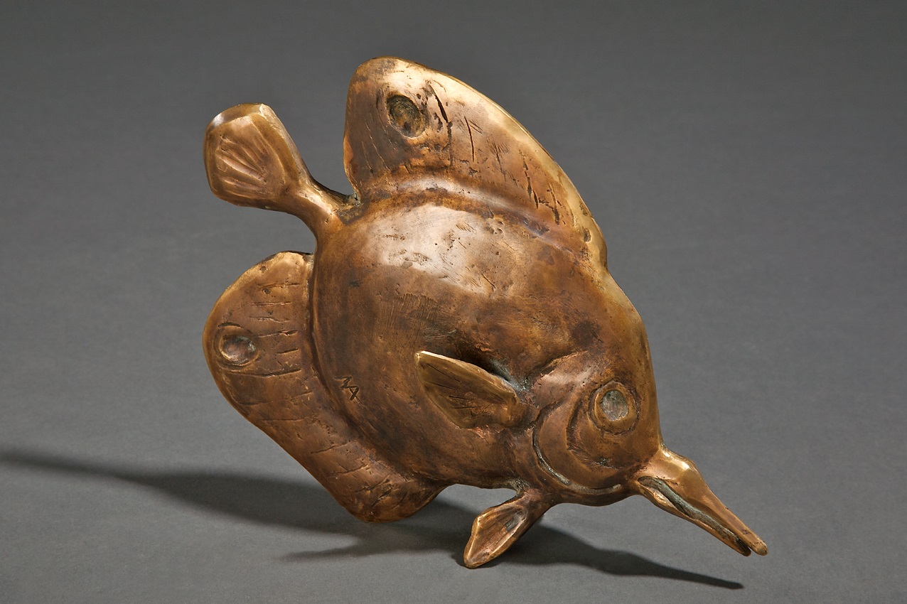 ''Рыба-пинцетник'', 2000. Бронза, 15х21х6,5 см
