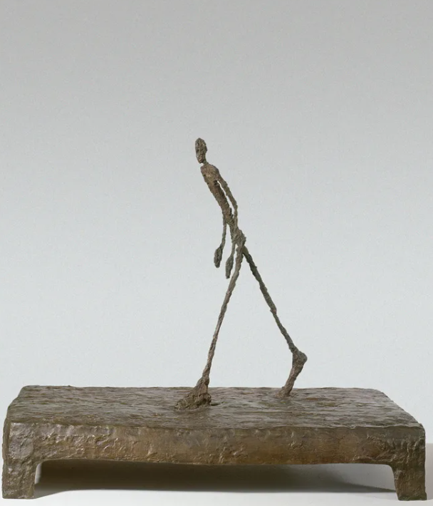Альберто Джакометти (1901-1966).''Человек, пересекающий площадь'', 1949. Бронза