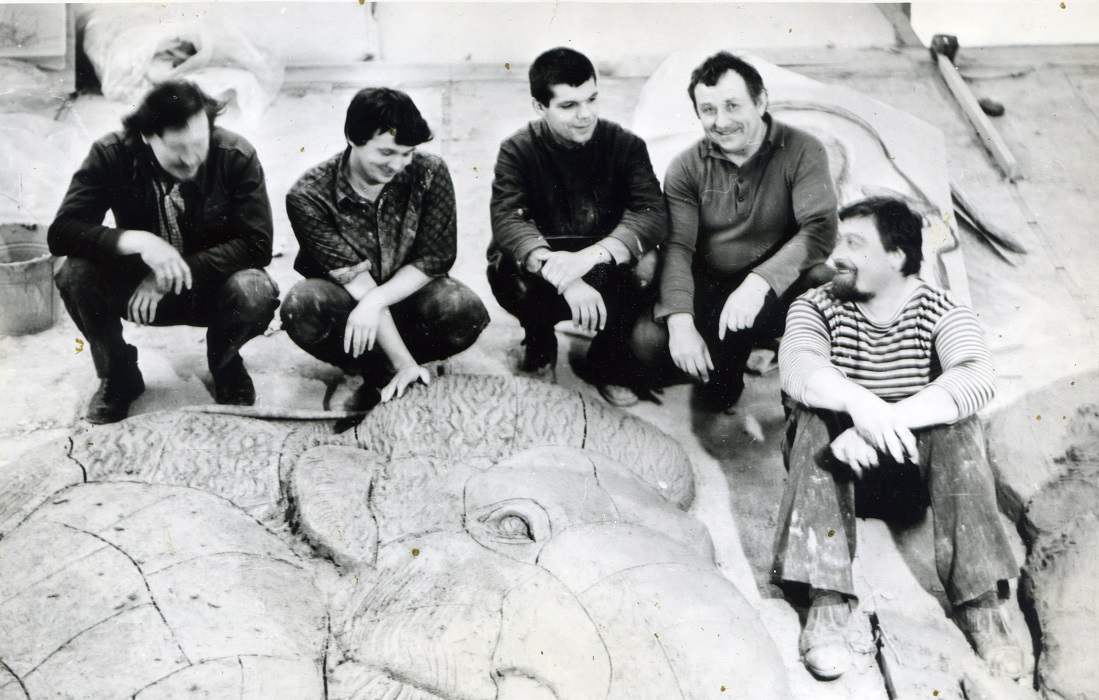 Слева направо: Сергей Казанский, Петр Хохловкин , Никита Карзанов,Александр Белашов, Владислав Сидоров, 1985