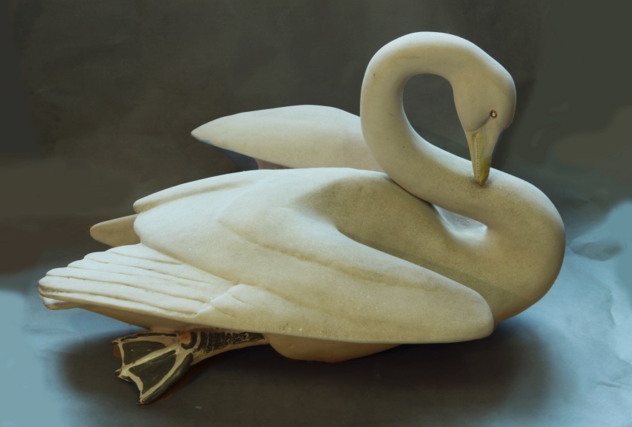 ''Лебедь'', 1995. Керамика, 120х60х80 см