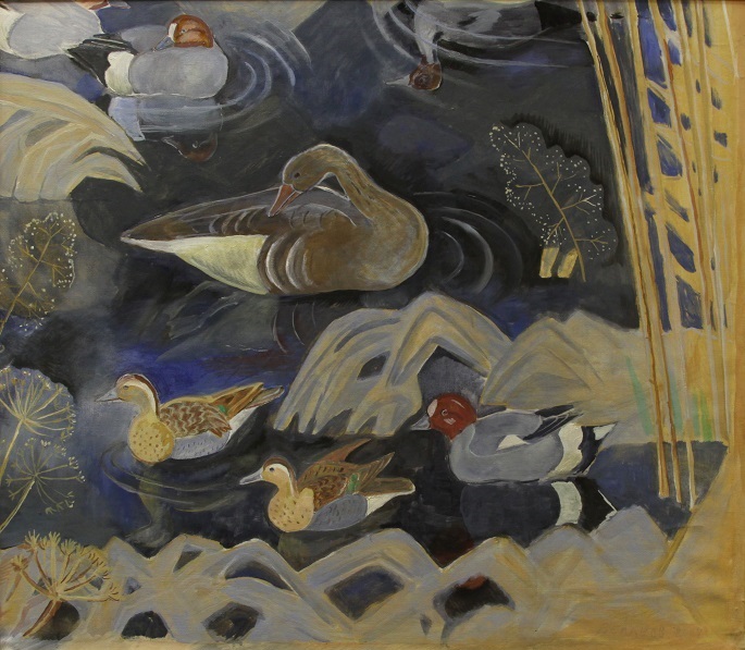 ''Водоплавающие'', 2004. Холст, масло. Государственный Дарвиновский музей, Москва