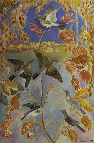''Дрозды'', 1999. Холст, масло