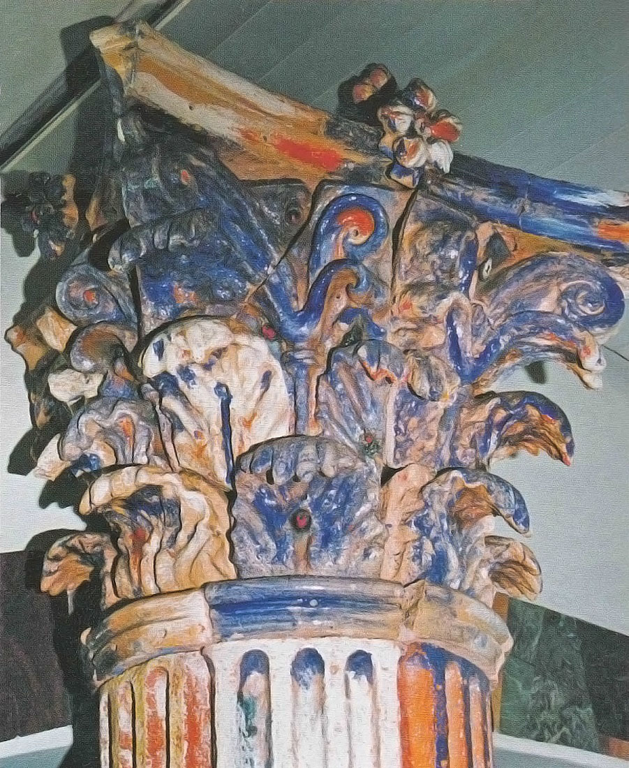 ''Дети, развалины, колонны'', 1994-1996. Фрагмент капители