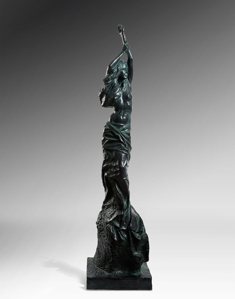 Владислав Чувашев. "Березка", 2018. Бронза, 120х40х40 см. Фото из архива Владислава Чувашева