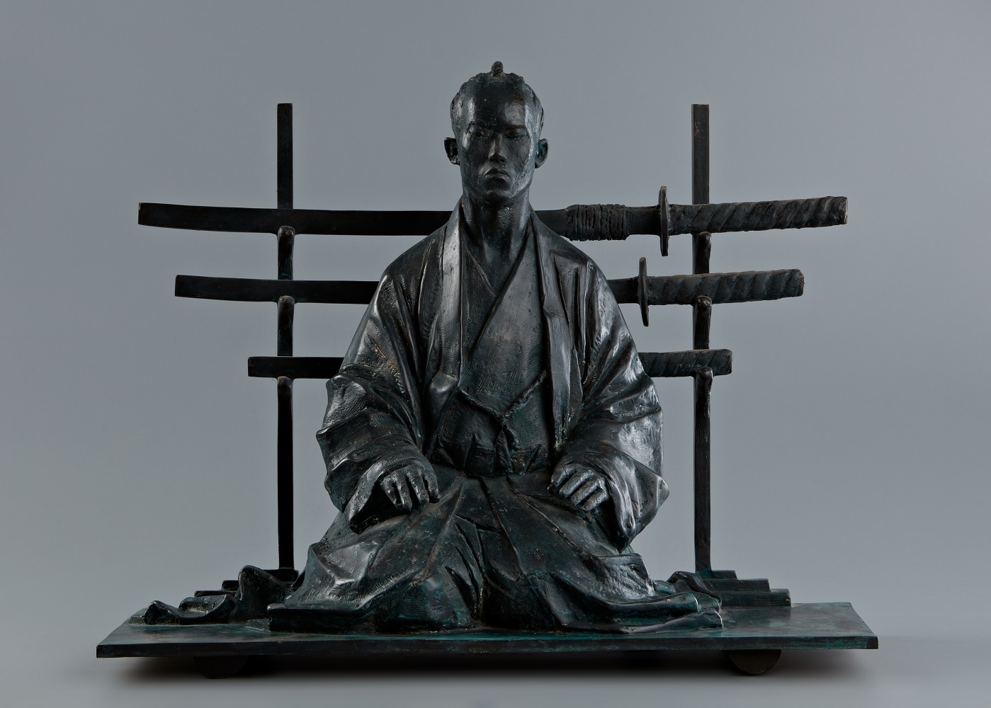 ''Сон самурая'', 2019. Бронза, 42х52х29 см
