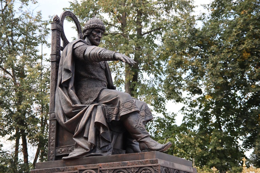 Памятник Александру Невскому (фрагмент), 2021. Бронза