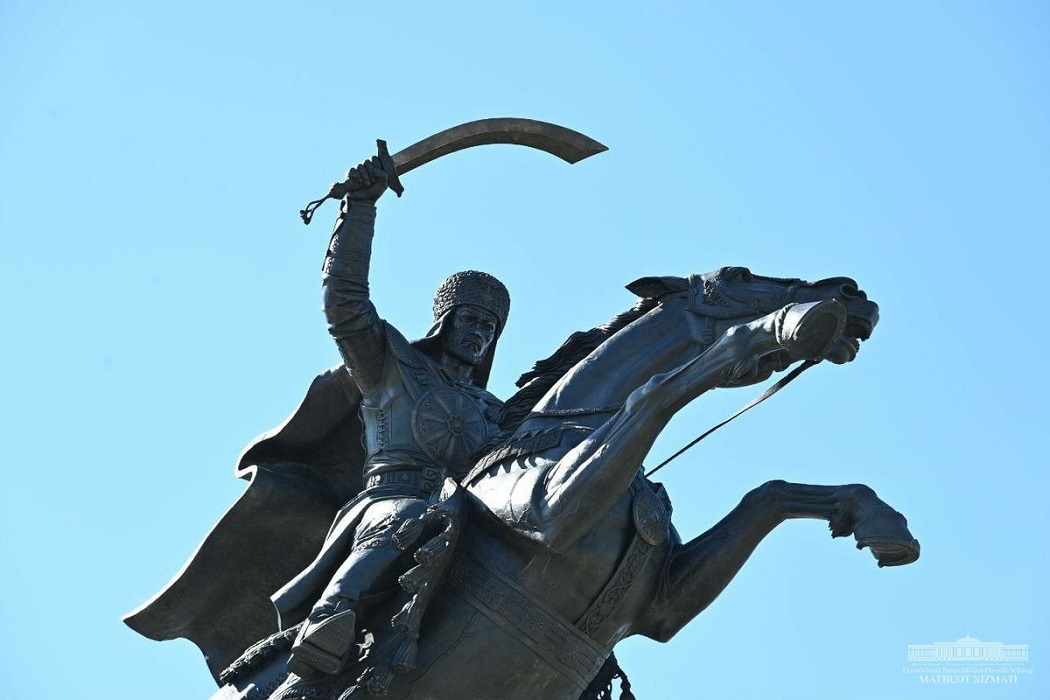Памятник полководцу Джалолиддину Мангуберды (фрагмент), 2022. Бронза. 