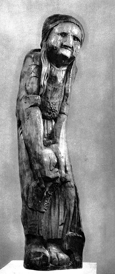 Сергей Конёнков. "Старушка", 1938. Дерево