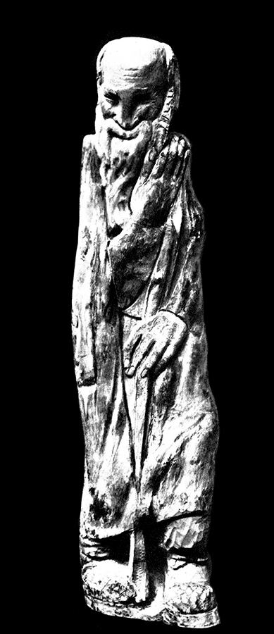 Сергей Конёнков. "Счастливый странник", 1924. Дерево. США