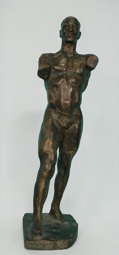 ''Этюд мужской фигуры'', 1956. Бронза, 37х9х13 см.Государственный Русский музей, С.-Петербург.Фото: goskatalog.ru