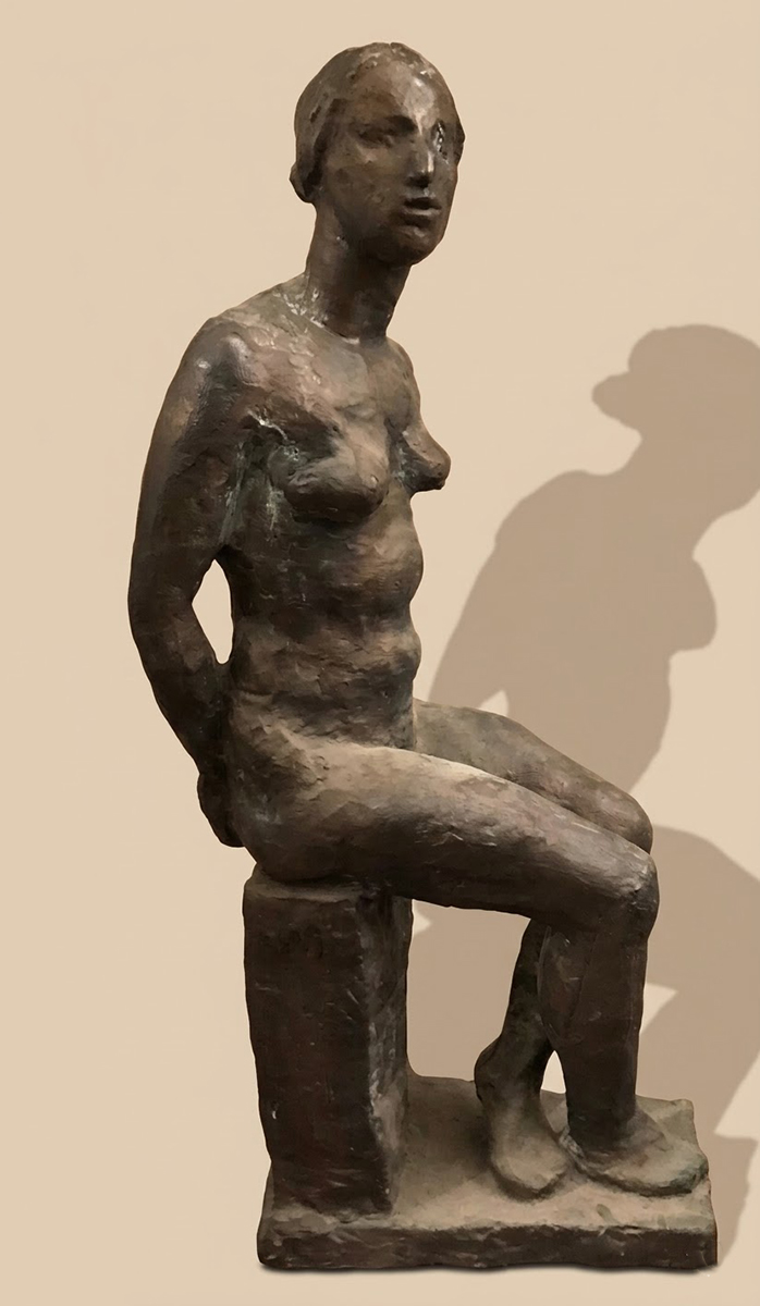 ''Обнаженная'', 1950-е - 1980-е. Бронза, 85х23х41 см.Московский музей современного искусства. Фото: goskatalog.ru