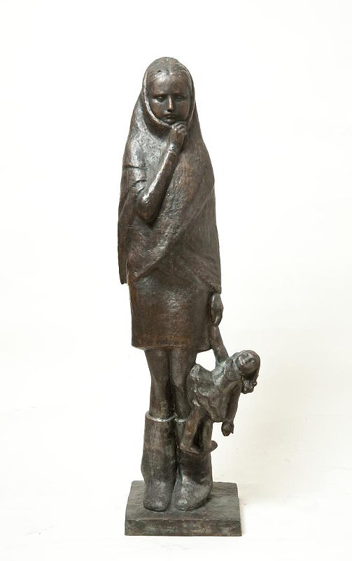 ''Блокада. 1941'', 1985. Бронза, 130х30х25 см.Государственный Русский музей, С.-Петербург. Фото: goskatalog.ru