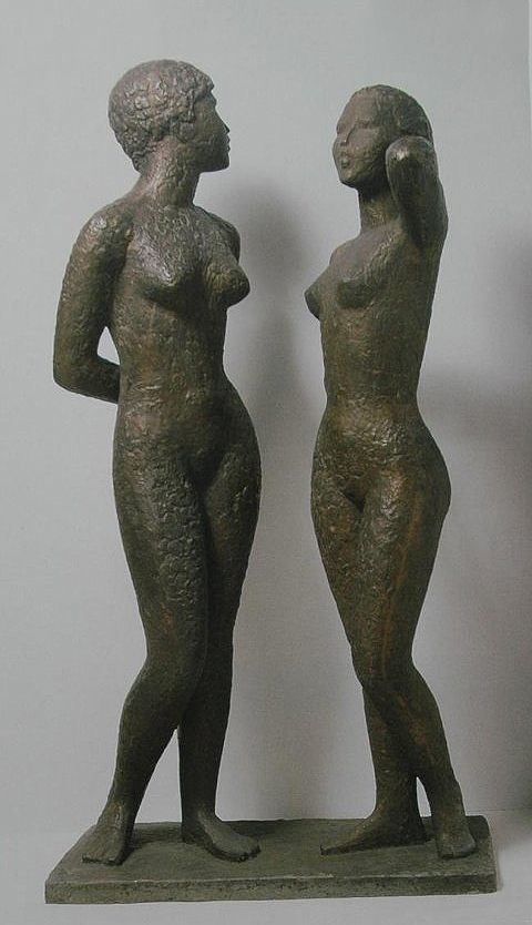 ''Юность'', 1969. Бронза, 176х97х69 см, 185х77х85 см.Государственный Русский музей, С.-Петербург. Фото: goskatalog.ru