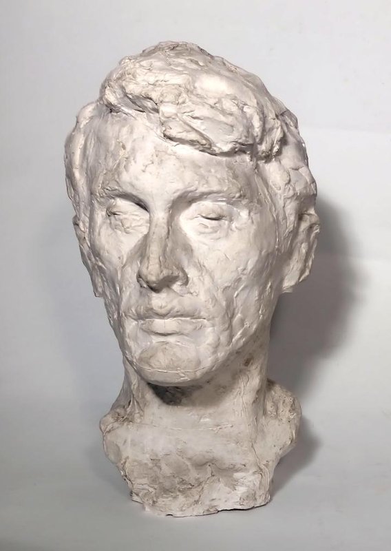''Портрет скульптора Павла Шимеса'', 1957-1959. Гипс, 36х18х21 см.Государственный Русский музей, С.-Петербург. Фото: goskatalog.ru