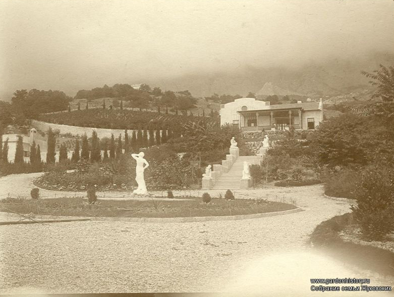 Новый Кучук-Кой. Панорама усадьбы. Фото 1910-х годов. Собрание семьи Жуковских