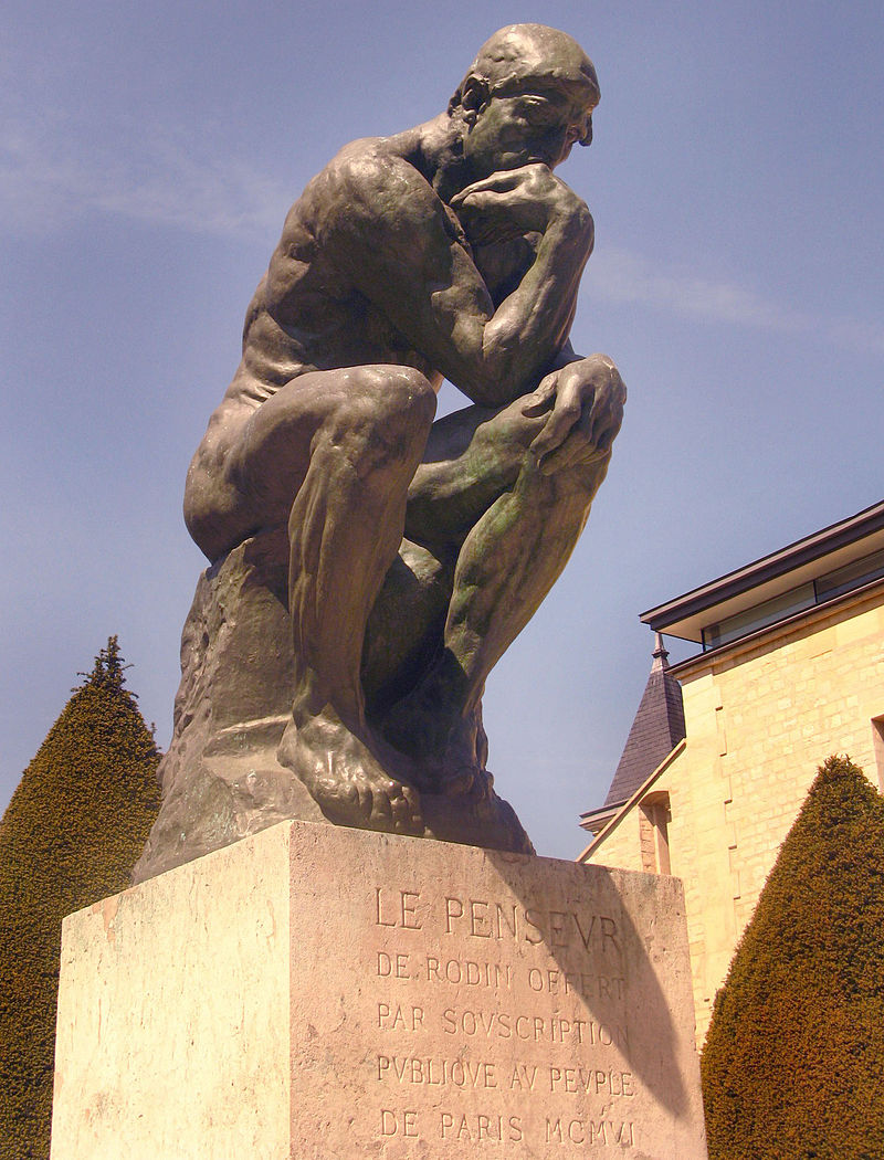 Огюст Роден. ''Мыслитель'', 1880-1882. Бронза, высота 181 см.Музей Родена, в Париже, Франция. Фото: Yaser1