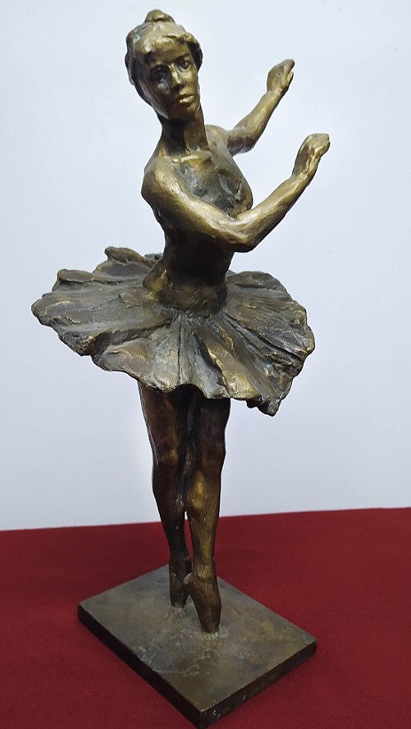 ''Балерина'', 1950-е. Бронза, 38х19,2х17 см