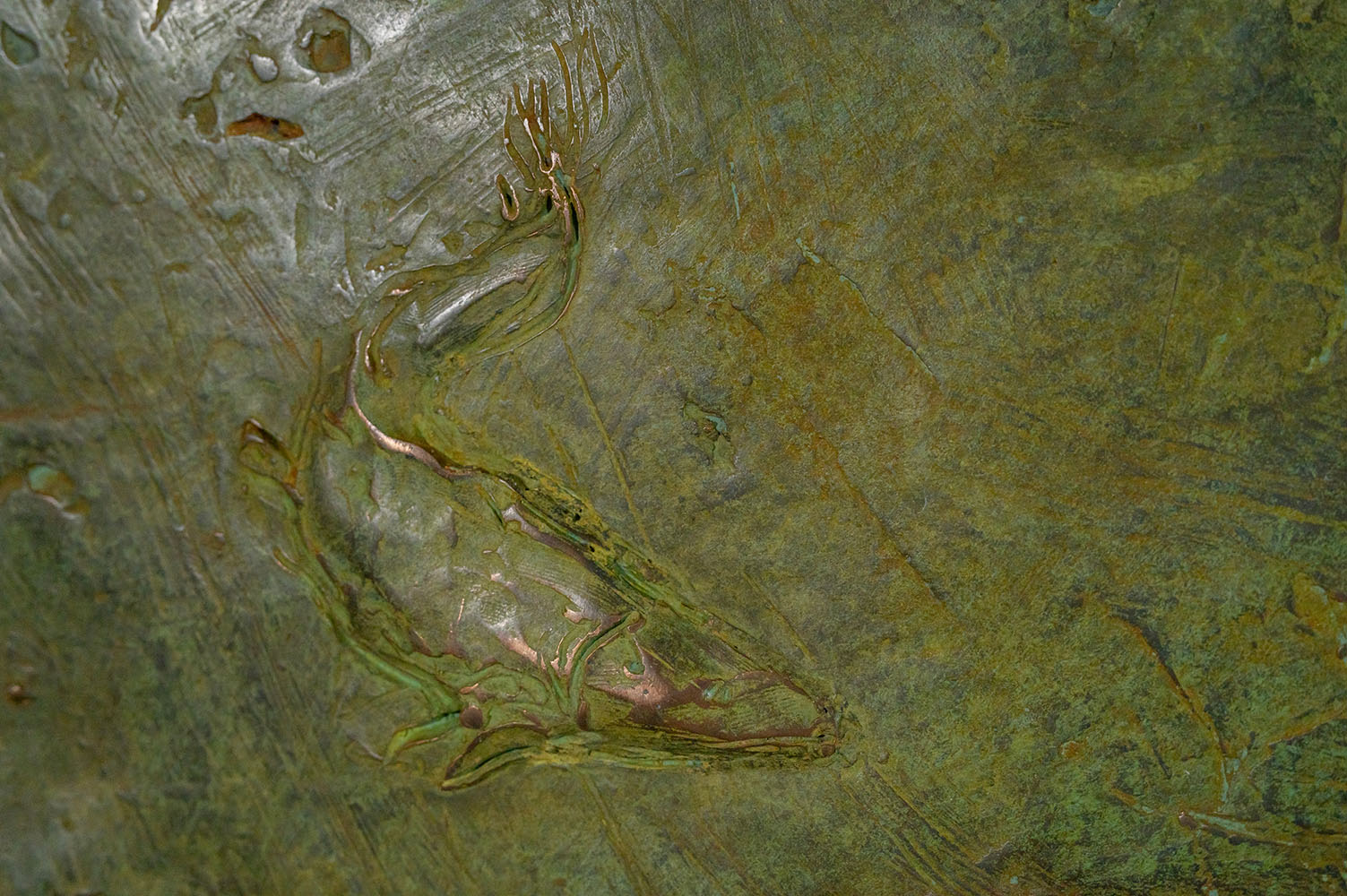 Ольга Помосова. "Рыба" (фрагмент), 2015. Бронза. Фото из архива Ольги Помосовой