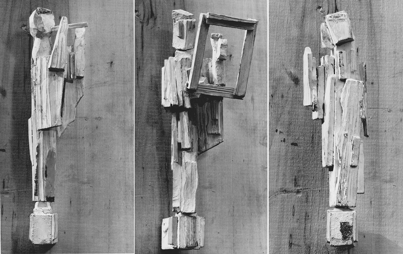 ''Фигуры на консолях'', 1978. Эскизы. Дерево крашеное, размер фигур: 22х7х5 см.Для Концертного зала в Сочи Краснодарского края