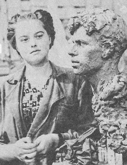 Татьяна Соколова в МВХПУ, 1945