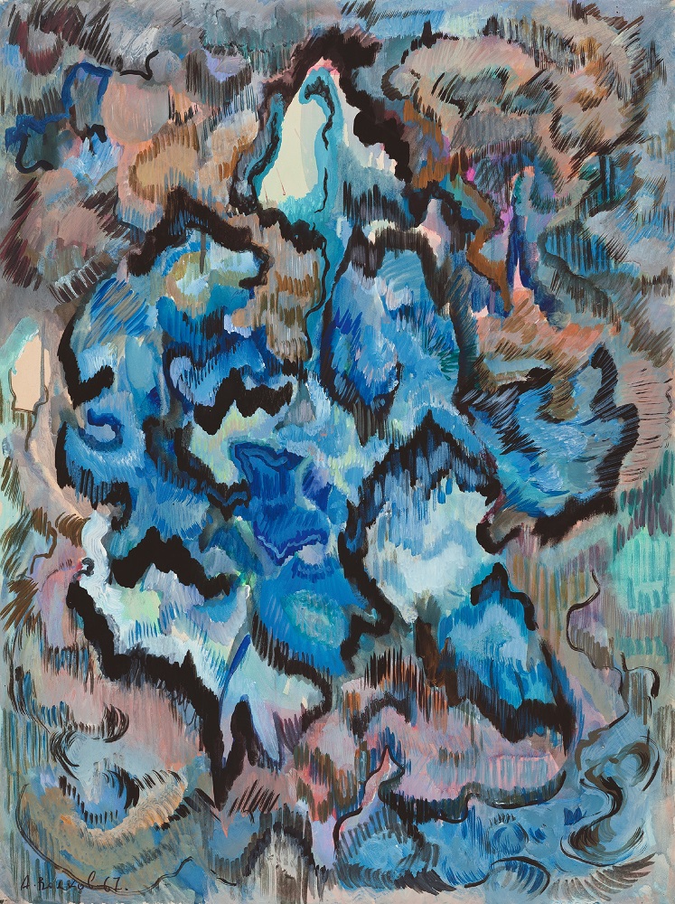 Без названия, 1967. Бумага, гуашь, темпера, 75х54 см