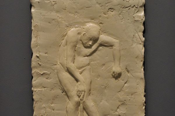 Виктор Корнеев. Из серии Наброски, 2023. Рельефы. Дерево, пластик, 40х50х5 см каждый. Фото из архива Виктора Корнеева