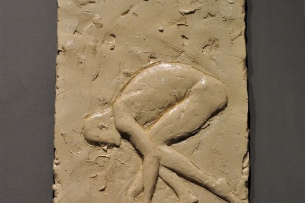 Виктор Корнеев. Из серии Наброски, 2023. Рельефы. Дерево, пластик, 40х50х5 см каждый. Фото из архива Виктора Корнеева