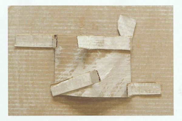 Анатолий Комелин. Опус 2, 2003-2008. Картон, 20х30 см. Фото из альбома ''Анатолий Комелин. ''Знаки бытия'', Москва, 2014