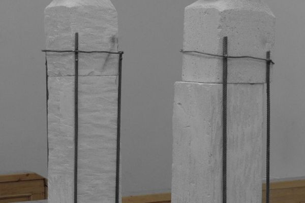 Анатолий Комелин. Вариант экспозиции ''Театра военных действий'' в РАХ, Москва, 2018. Фото из архива А.А. Комелина