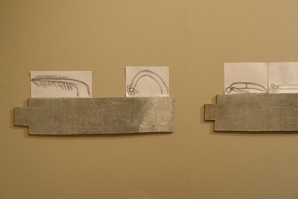 Анатолий Комелин. Театр военных действий. Вариант экспозиции в Театральном музее имени А.А. Бахрушина, Москва, 2019. Фото из архива А. Комелина