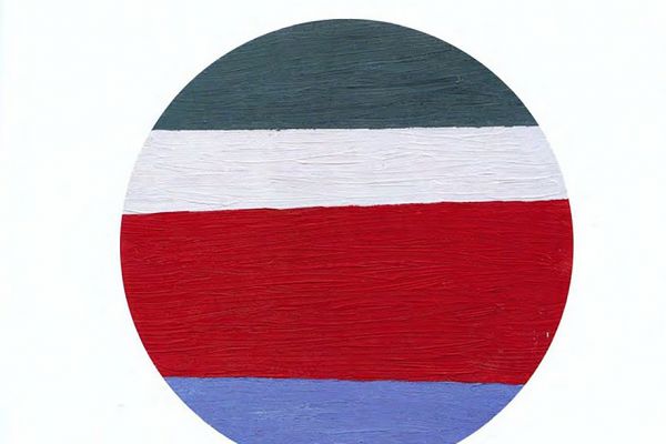 Игорь Шелковский. Из серии ''Флаги'' 2, 1990-е - 2010-е. Холст, масло, размеры вариативны.  Фото: каталог ''Игорь Шелковский'', Мультимедийный комплекс актуальных искусств, М., 2013