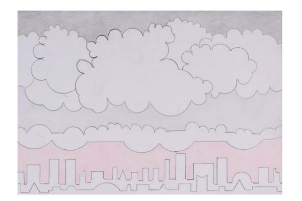 Игорь Шелковский. Из серии ''Механическое риcование'', 2002-2012. Бумага, карандаши, 14,5х21 см. Государственный музейно-выставочный центр ''РОСИЗО'', Москва