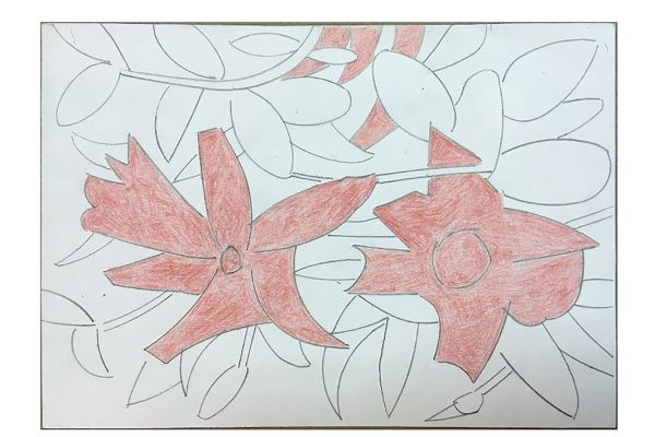 Игорь Шелковский. Из серии ''Механического рисование'' 6, 2002-2012. Бумага, карандаши, 14,7х20,3 см. Московский музей современного искусства