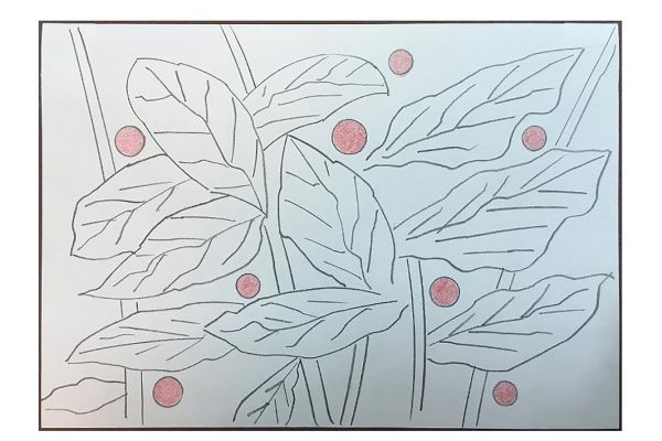 Игорь Шелковский. Из серии ''Механического рисование'' 9, 2002-2012. Бумага, карандаши, 14,7х20,8 см. Московский музей современного искусства