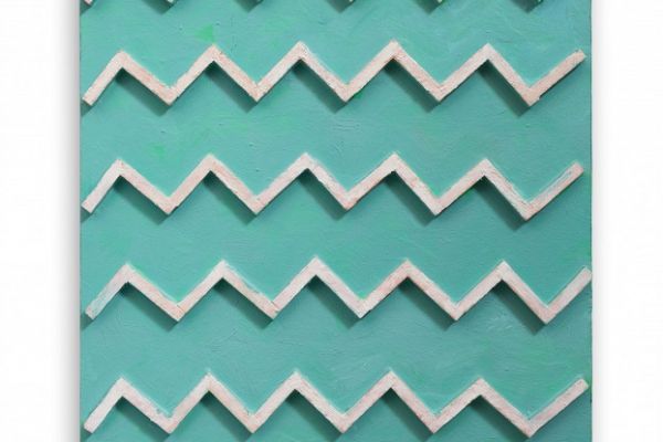 Игорь Шелковский. Рельеф из серии ''Орнаменты'' 14, 2015-2018. Дерево, краска, 60х40 см. Фото: alinapinskygallery.com