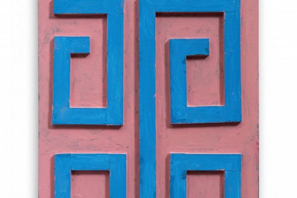 Игорь Шелковский. Рельеф из серии ''Орнаменты'' 4, 2015-2018. Дерево, краска, 60х40 см. Фото: alinapinskygallery.com