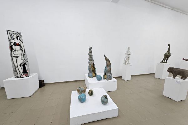 Открытие выставки ''Творческим группам по керамике - 30 лет''. Фото Маргариты Камардиной