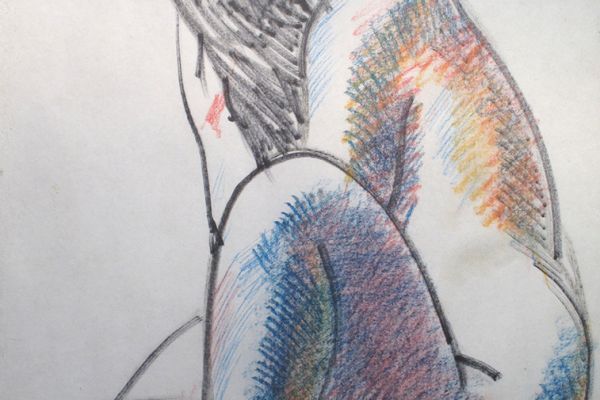 Сергей Малютов. 2012. Бумага, маркер, цветные карандаши. Фото из архива Сергея Малютова