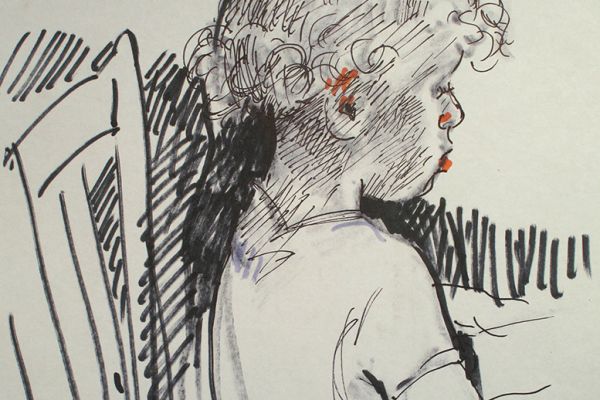 Сергей Малютов. Кирюша 6, 2012. Бумага, маркер, 29,5х21 см. Фото из архива Сергея Малютова