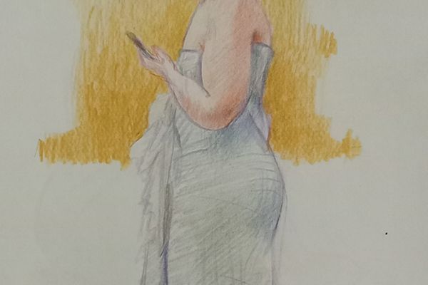 Сергей Малютов. 2021. Бумага, цветные карандаши, 29.5х21 см. Фото из архива Сергея Малютова