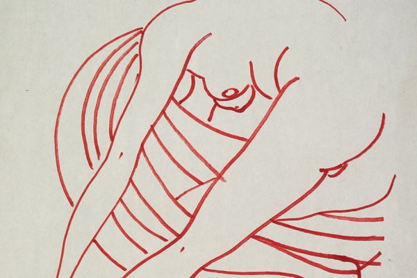 Сергей Малютов. Упражнение, 2006. Бумага, маркер, 29,5х21 см. Фото из архива Сергея Малютова