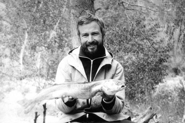 Владимир Потлов. Таймень, на Чулышмане, 1986. Фото из архива Владимира Потлова