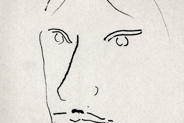 Владимир Потлов. Люба, 1976. Бумага, тушь. 30х20 см. Фото из архива Владимира Потлова