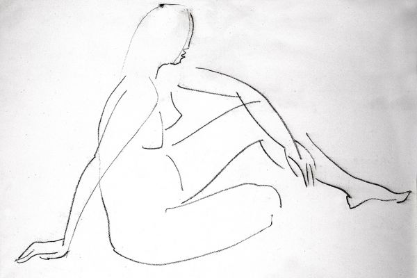 Владимир Потлов. Набросок, 2012. Бумага, сангина. 45х65 см. Фото из архива Владимира Потлова