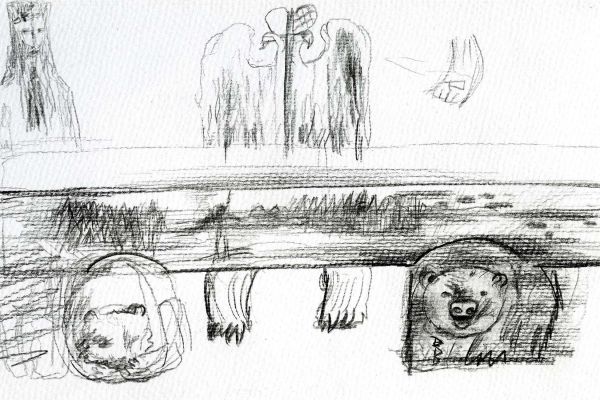 Владимир Потлов. Бояре, 2007. Эскиз 4. Фото из архива Владимира Потлова