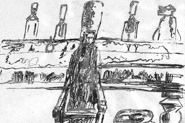 Владимир Потлов. Бояре, 2007. Эскиз 5. Фото из архива Владимира Потлова