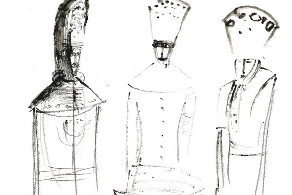 Владимир Потлов. Бояре, 2007. Эскиз 2. Фото из архива Владимира Потлова