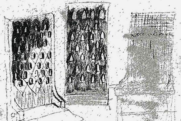 Владимир Потлов. Стулья, 2005. Эскиз. Фото из архива Владимира Потлова