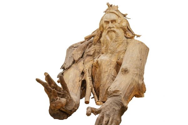 Сергей Конёнков. Ваятель, 1964. Дерево, 134х123х231 см. Музей скульптуры С.Т. Конёнкова, Смоленск. Фото: ar.culture.ru