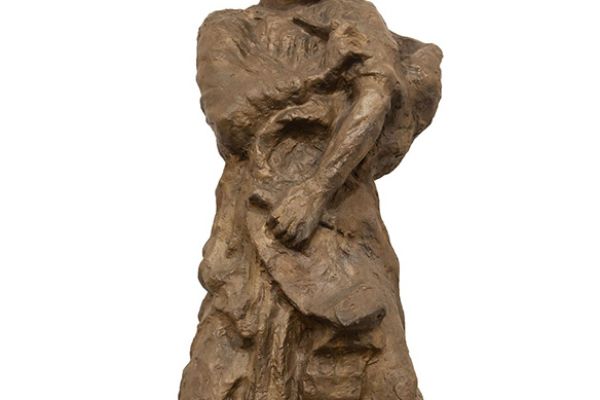 Сергей Конёнков. Зодчий Федор Конь, 1968. Эскиз памятника для Смоленска. Гипс тонированный, 93х44х26 см. Музей скульптуры С.Т. Конёнкова, Смоленск. Фото ar.culture.ru